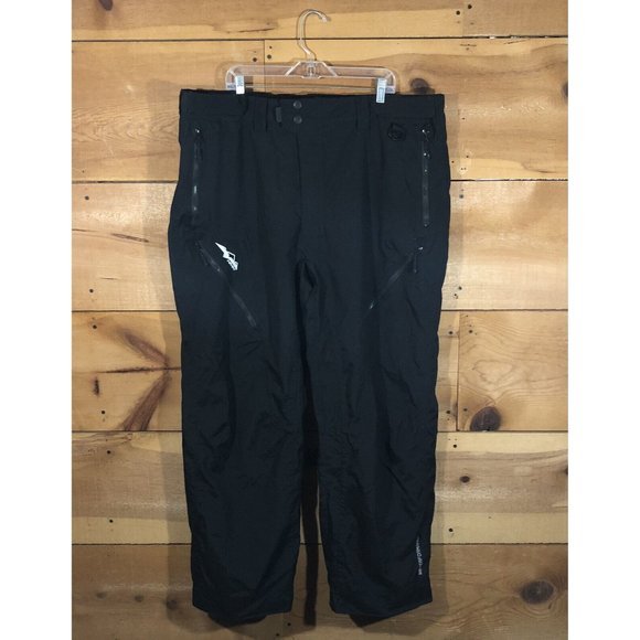 HMK Outerwear Technologies Snowmobile Ski Pants Mens Size 3XL Waterproof Black - Picture 1 of 12